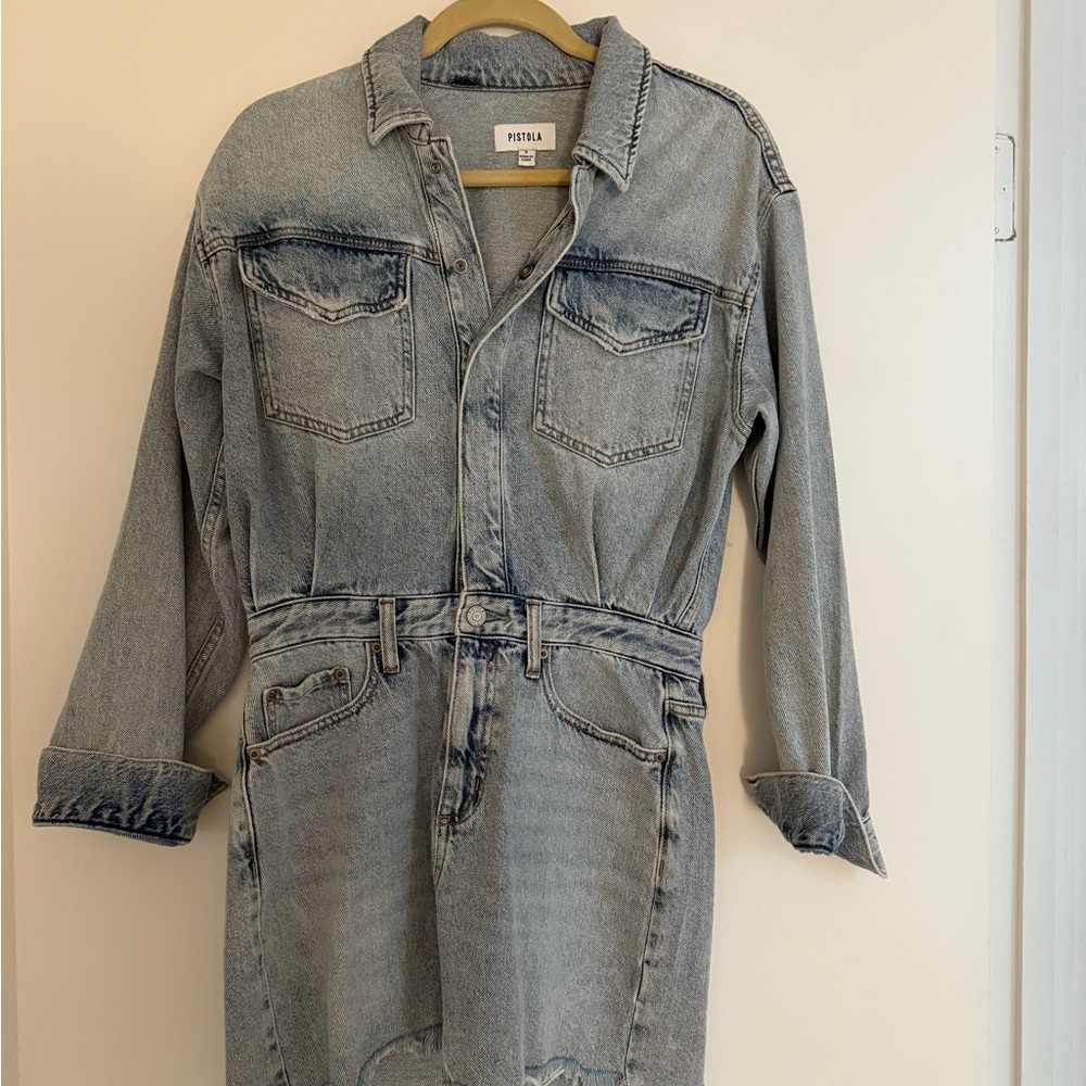 Women's Denim Jacket - Gray